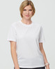 A short sleeve white tee featuring a classic design and a logo on the chest. Ideal for casual wear.
