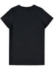 A black ladies' premium cotton t-shirt with a classic short sleeve cut and a plain back design.