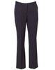 Ladies permanent press pants in dark navy, featuring a classic fit and smooth, wrinkle-resistant fabric.