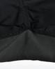 A close-up of black Rip-Stop Poly/Cotton Stretch Work Pants highlighting the fabric texture and stitching details.