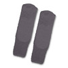 Fluffy grip socks in grey with textured soles for enhanced grip. The socks feature a soft, fuzzy design.