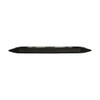 A black magnetic torpedo level with a sleek design and a logo on the side.