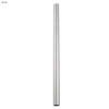 A stainless steel straw in silver, measuring 12mm x 215mm, with a sleek, shiny finish.