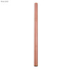 A stainless steel straw in rose gold, measuring 12mm x 215mm, with a smooth finish and no visible brand markings.