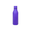 A drink bottle in vibrant purple, made from thermal powder-painted material, featuring a sleek design.