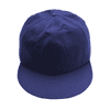 A giant navy baseball cap with a solid design and a curved brim. It features a logo on the side.