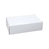 A plain white rectangular box with a fold-over opening. It has a simple design and no visible branding.