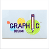 A colouring set featuring a design with vibrant colours and a pencil illustration. It has a logo.