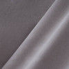 A close-up of smooth grey fabric showcasing a soft texture and subtle sheen.