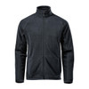 A men's Montauk fleece jacket in dark grey with a zip closure and two front pockets.
