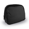 A black Go-Mate Belt Bag with a zippered closure and a smooth, matte finish. Features branding on the exterior.