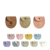 Oval PU leather jewellery pouches in various colours, including pink, purple, gold, and beige, with branding on some.