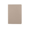 A beige washable paper notebook with rounded corners and a smooth, matte cover. It includes a logo on the back.