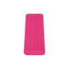 A pink heat-resistant silicone mat pouch with a textured wave pattern. It features a branding logo.