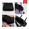 A purple EVA Holes Tote Bag with black interior, featuring zippered compartments and handles, plus a visible brand logo.