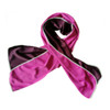 A pink and purple cooling towel with a contrasting trim, designed for leisure and outdoor activities.