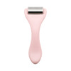 A pink Face Ice Roller with a stainless steel roller head, designed for facial use. It features a simple, ergonomic shape.