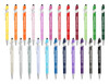 A collection of Colombo Stylus Pens in various colours, featuring a sleek design and an attached stylus tip.