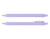 A promotional Virgo ballpoint pen in light purple, featuring a clip and smooth design, with a logo present.
