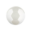 A thermal bonded handball in grey and white, featuring a textured surface and a logo.