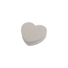 A pack of 50 heart-shaped nail files in a soft, light grey colour, featuring a smooth surface.