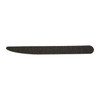 A pack of 50 wooden nail files in a knife shape, featuring a textured black surface and rounded edge.