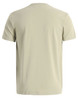 A light khaki men's premium cotton t-shirt featuring a classic short sleeve design and a simple back view.