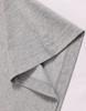A grey ladies' premium cotton short-sleeve tee shirt with a folded sleeve. The fabric appears soft and lightweight.