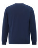A navy long-sleeve t-shirt for men, featuring a plain back and a relaxed fit. It includes a brand logo.