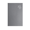 A grey A5 diary with a textured honeycomb pattern and the year "2027" embossed on the cover.