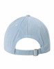 A light blue Jacquard Texture 5 Panel Cap featuring a rear adjustable strap and a logo.