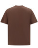A unisex heavy cotton oversized tee in a rich brown colour, featuring a simple design with no visible logos.