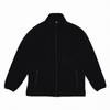 A black Summit Bonded Jacket with a zippered front and side pockets. It features a logo on the chest area.