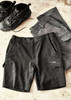 Men's Streetworx Comfort Shorts in black, grey, and a work boot. Features include multiple pockets and a branded logo.