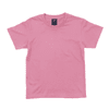 A pink youth surf essential tee with a simple design and a label inside the neckline.