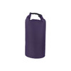 A purple Oxford cloth dry bag with a handle at the top and a secure closure. It features a logo or branding.