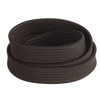 A black tubular lanyard, measuring 10mm in width, coiled neatly. It features a simple, textured design.