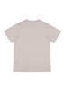 A short sleeve women's tee in a light beige colour, featuring a plain back and a logo on the tag.
