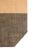 A large tote bag featuring a woven design in beige and black, with a textured surface and a logo.