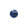 A circular acrylic fridge magnet featuring a kangaroo and floral design on a navy blue background.