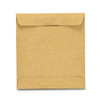A square, brown, cardboard packaging with a flat, sealed design, suitable for holding a product inside.