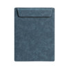 A4 magnetic clipboard in a deep blue colour with a smooth, textured finish and a flap at the top.