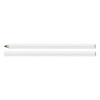 A white Staedtler carpenter's pencil with a sharpened tip, placed alongside an unsharpened pencil.