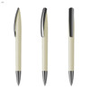 A set of Arca MM Metallic pens in cream with metallic accents and a logo on the barrel.