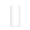 A white cylindrical container for wet tissues, featuring a removable lid, suitable for cleaning surfaces.