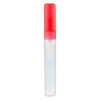 A clear 10ml sanitiser spray bottle with a red cap. The bottle has a minimalist design and features a logo.