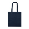 A navy blue tote bag with two long handles and no visible logos or designs.