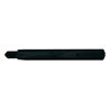 A black Slimline Retractable Box Cutter featuring a sleek design and a logo.