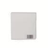 A plain white box with no visible branding or markings, featuring a barcode on one side.