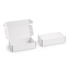 A white cardboard box with a locking lid, measuring 290 x 175 x 60mm, displayed open and closed.